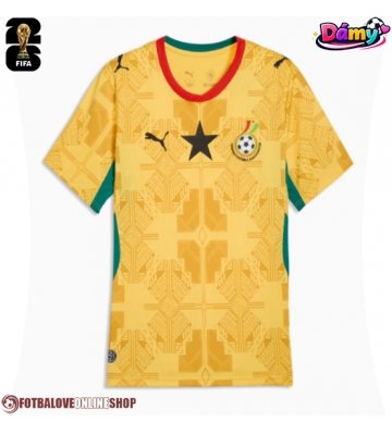 Ghana Venkovní Dres pro Dámy MS 2026 Krátkým Rukávem
